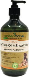Greenbone Tea Tree Oil & Shea Butter Dog Shampoo, 16.9-oz bottle