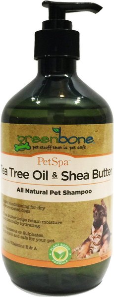 Greenbone Tea Tree Oil & Shea Butter Dog Shampoo, 16.9-oz bottle slide 1 of 5