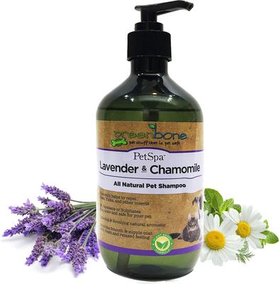 Show full view: Greenbone Pet Spa All-Natural Plant-Based Shampoo, Lavendar & Chamomile, 16.9-fl oz bottle slide 2 of 8