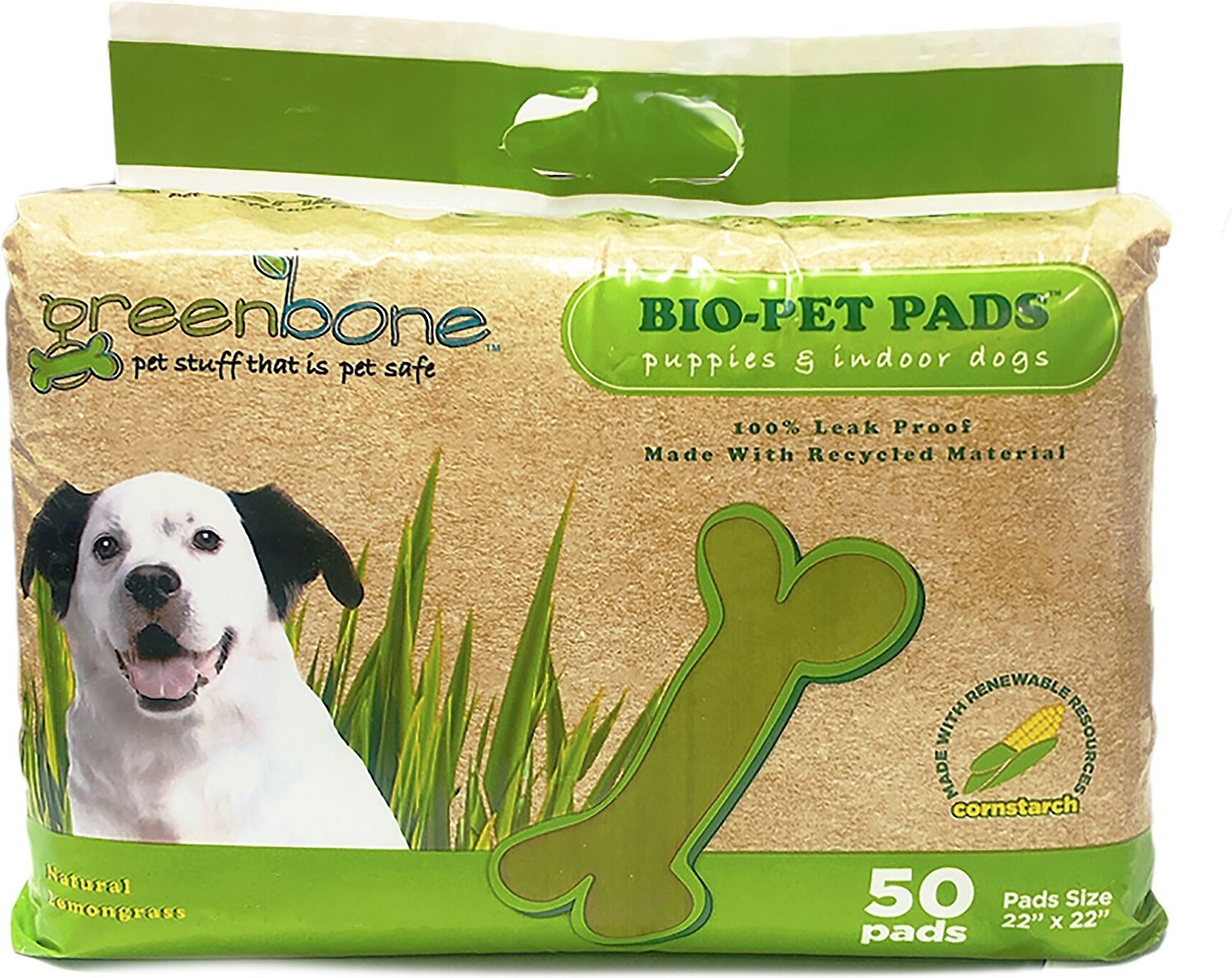 GREENBONE Bio Pet Training Pads, 50 count