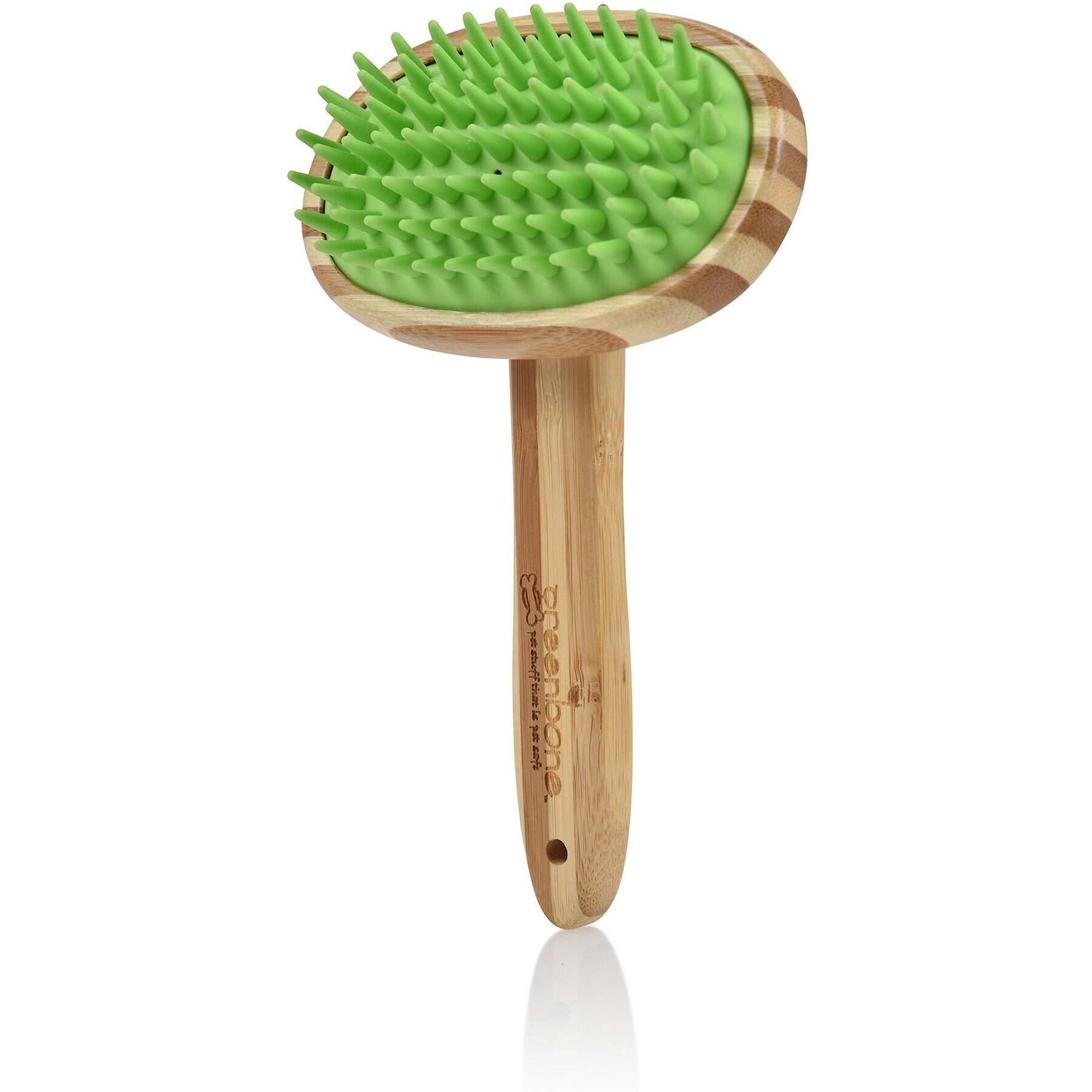 Greenbone Bamboo Pet Double Sided Brush