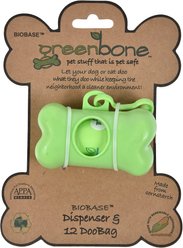 Greenbone Dog Waste Bag & Dispenser, 12 count