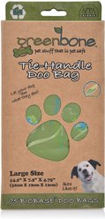 Greenbone Tie Handle Dog Waste Bags, Color Varies, 75 count