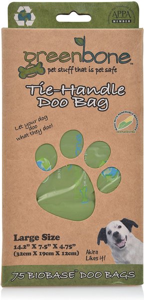 Pet N Pet 200 Counts Unscented Tie Handle Dog Waste Bags Poop Bags Poo