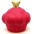 MuttsKickButt Cupcake Treat Dispensing Tough Dog Chew Toy, Pink, Large