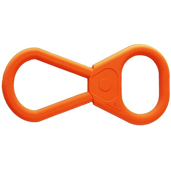 Beco Pets Kangaroo Tough Squeaky Dog Plush Tug Toy, Orange, Medium