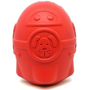 Spotnik Rocketman Treat Dispensing Tough Dog Chew Toy, Red, Large