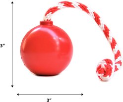 USA-K9 Cherry Bomb Treat Dispensing Tough Dog Chew Toy, Red, Large slide 2 of 7