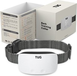 TUG Rechargeable Waterproof Dog Bark Collar, White slide 2 of 9