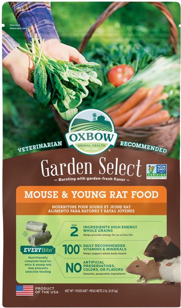 Oxbow Garden Select Mouse & Young Rat Food, 2-lb bag slide 1 of 9
