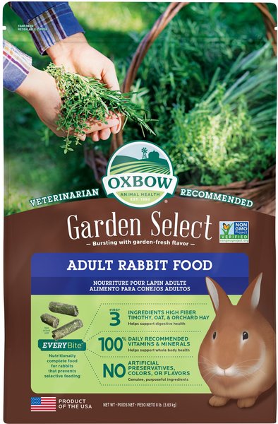 Oxbow Garden Select Adult Rabbit Food, 8-lb bag slide 1 of 9