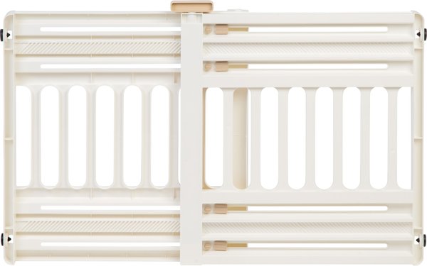 IRIS USA Expandable Dog Gate, 24-39-in, White slide 1 of 9