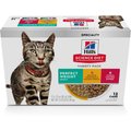 Hill's Science Diet Adult Perfect Weight Vegetable & Chicken & Liver & Chicken Variety Pack Canned Cat Food, 2.9-oz can, 12 case