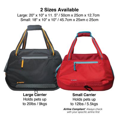 Show full view: Kurgo Explorer Airline-Approved Dog Carrier Bag, Black, Large slide 3 of 6