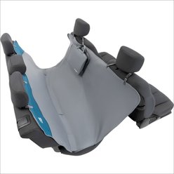 Kurgo Extended Hammock Seat Protector, Charcoal slide 2 of 6