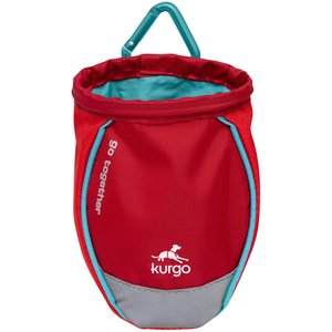 Kurgo Go Stuff-It Dog Treat Bag, Red