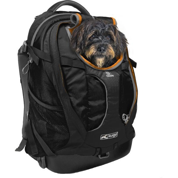 KURGO GTrain Dog Carrier Backpack, Black