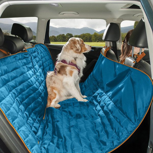 Kurgo Loft Dog Hammock Coastal Blue Charcoal Chewy Com - Kurgo Loft Bench Seat Cover