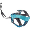 Kurgo Long Hauler Joring Nylon Reflective Back Clip Dog Harness, Coastal Blue, Large: 24 to 34-in chest
