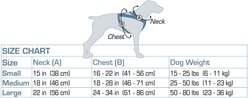 Kurgo Long Hauler Joring Nylon Reflective Back Clip Dog Harness, Coastal Blue, Large: 24 to 34-in chest slide 2 of 6