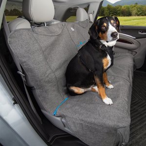 Kurgo No-Slip Dog Bench Seat Cover, Gray/Blue