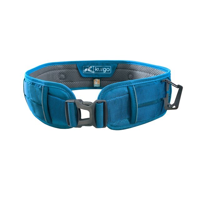Kurgo Long Hauler Joring Pack Belt, Blue