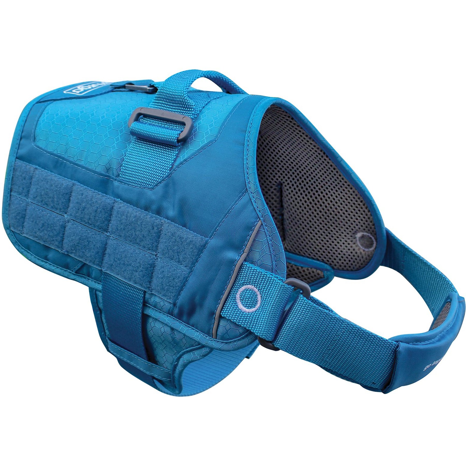 Kurgo RSG Townie Polyester Reflective Back Clip Dog Harness, Coastal Blue/Charcoal Gray, Small: 16 to 22-in chest