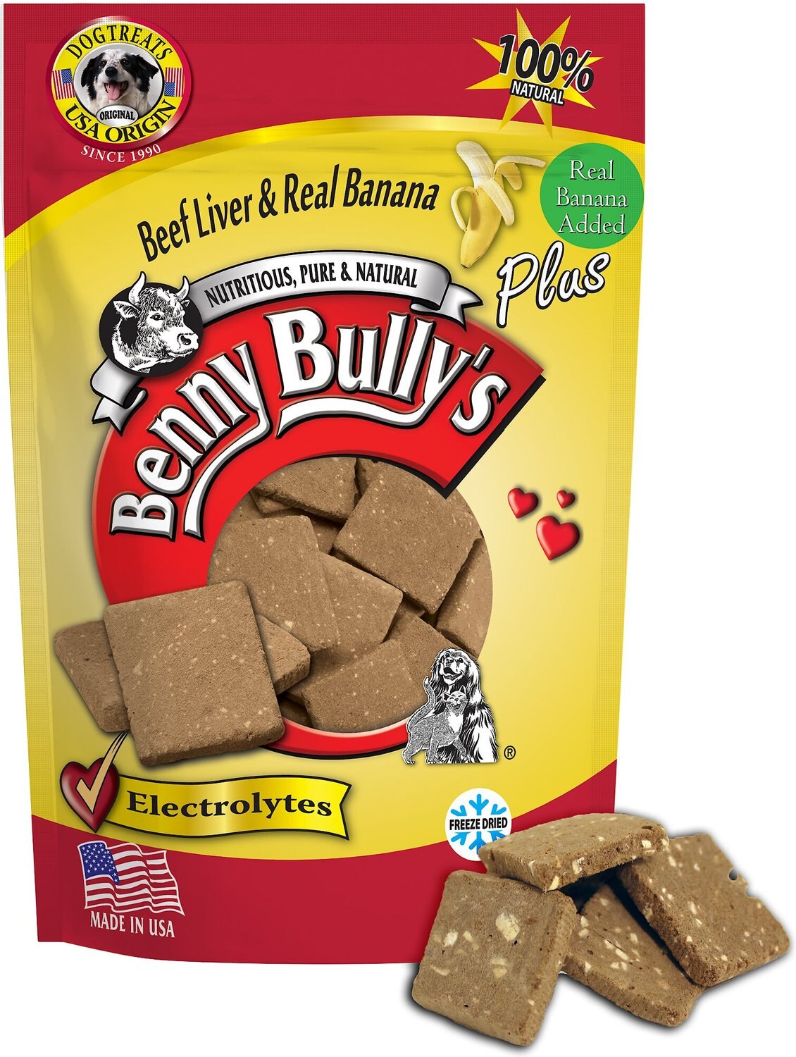 Benny Bullys Beef Liver Mini Bit Freeze-Dried Dog Treats
