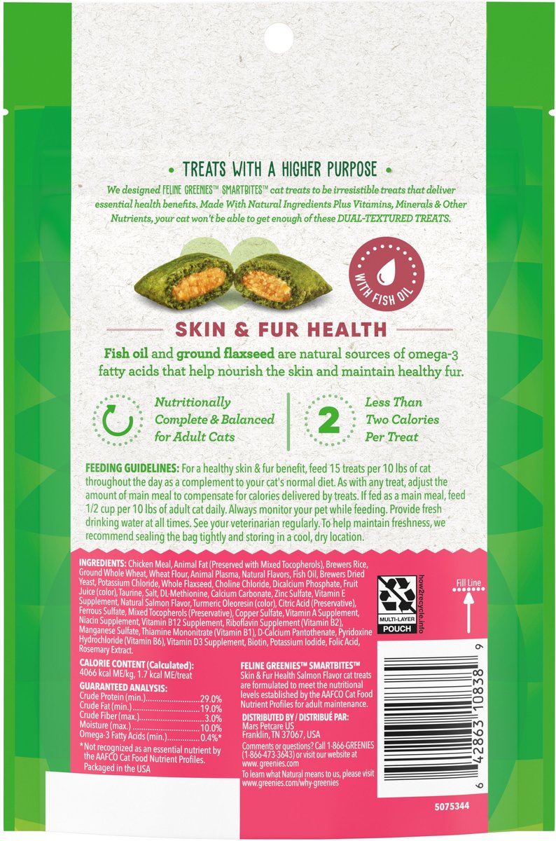 Greenies smartbites healthy skin best sale and fur