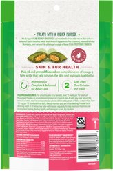 Greenies Feline SmartBites Healthy Skin & Fur Natural Salmon Flavor Soft & Crunchy Adult Cat Treats, 4.6-oz bag slide 2 of 9