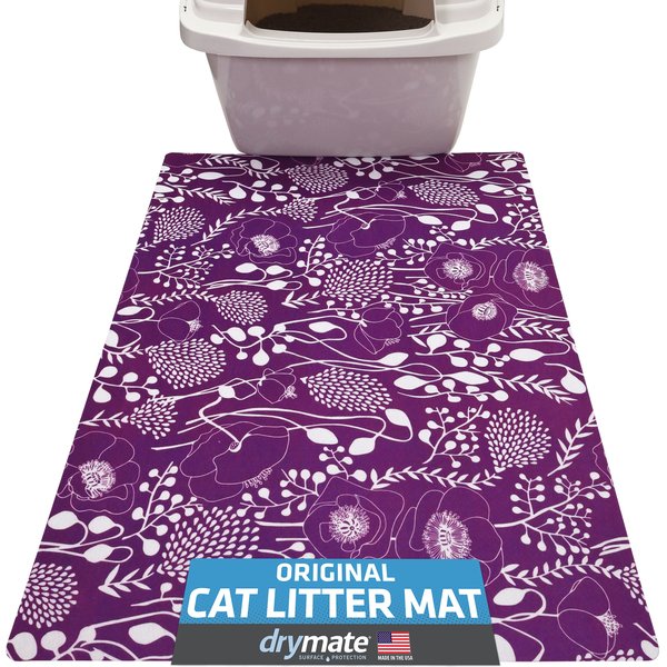 Petmate Catcher Mat, Half Circle, Ice Blue