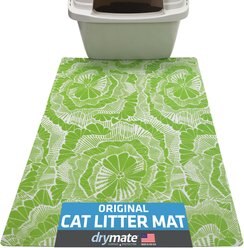 Drymate Surf Green Cat Litter Mat, Green