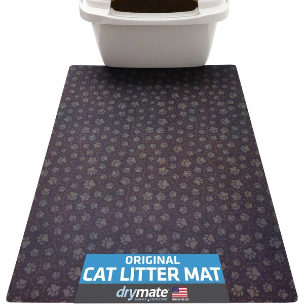 Drymate Jumbo Cat Litter Mat - 100% Phthalate and BPA Free; Machine  Washable; Soft on Paws - Sky Grey 