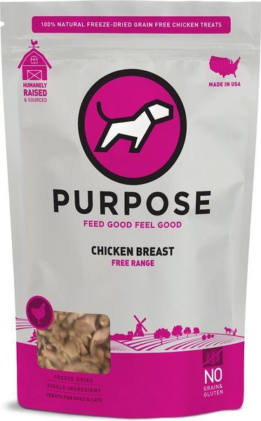 Purpose Chicken Breast Freeze-Dried Dog Treats, 3-oz bag slide 1 of 2