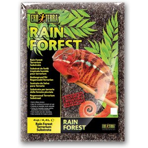 Exo Terra Rain Forest Reptile Terrarium Substrate, 4-qt bag