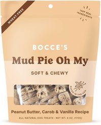 Bocce's Bakery Mud Pie Oh My Soft & Chewy Dog Treats, 6-oz bag