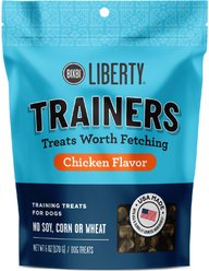BIXBI Liberty Trainers Chicken Flavor Grain-Free Dog Treats, 6-oz bag