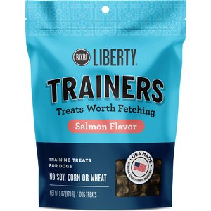 BIXBI Liberty Trainers Salmon Flavor Grain-Free Dog Treats, 6-oz bag
