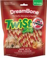 DreamBone Twist Sticks Chicken Chew Dog Treats, 50 count