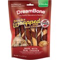 DreamBone Chicken Wrapped Stick Dog Treat, Large, 8 count
