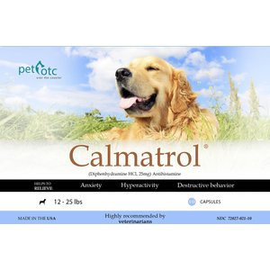 Pet OTC Calmatrol Medication for Anxiety for Small Breed Dogs, 10 count