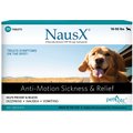 Pet OTC NausX Medication for Motion Sickness for Medium Breed Dogs, 20 count