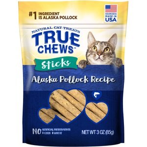 True Chews Sticks Alaska Pollock Recipe Cat Treats, 3-oz bag