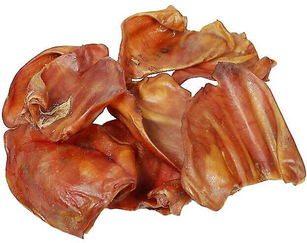 are pig ears better for a bearded collie than rawhide ears