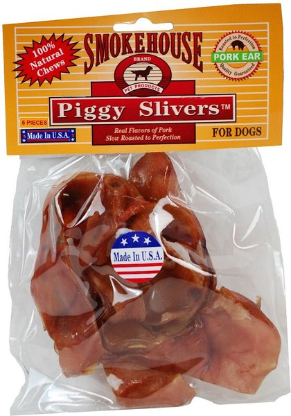 Smokehouse USA Piggy Slivers Dog Treats, 5 count slide 1 of 2