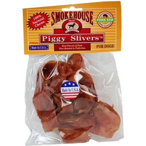 Smokehouse USA Piggy Slivers Dog Treats, 5 count