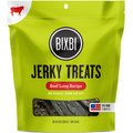 BIXBI Jerky Treats Beef Lung Recipe Dog Treats, 10-oz bag