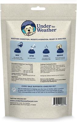 Show full view: Under the Weather Rice, Chicken & Bone Broth Freeze-Dried Dog Food, 6.5-oz bag slide 3 of 8