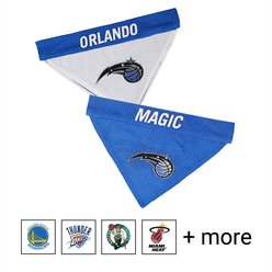 Pets First NBA Reversible Dog & Cat Bandana, Orlando Magic, Large/X-Large slide 1 of 2