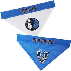 Pets First NBA Reversible Dog & Cat Bandana, Dallas Mavericks, Small/Medium slide 2 of 2